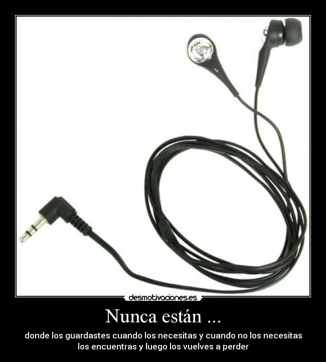 Nunca están ... - 