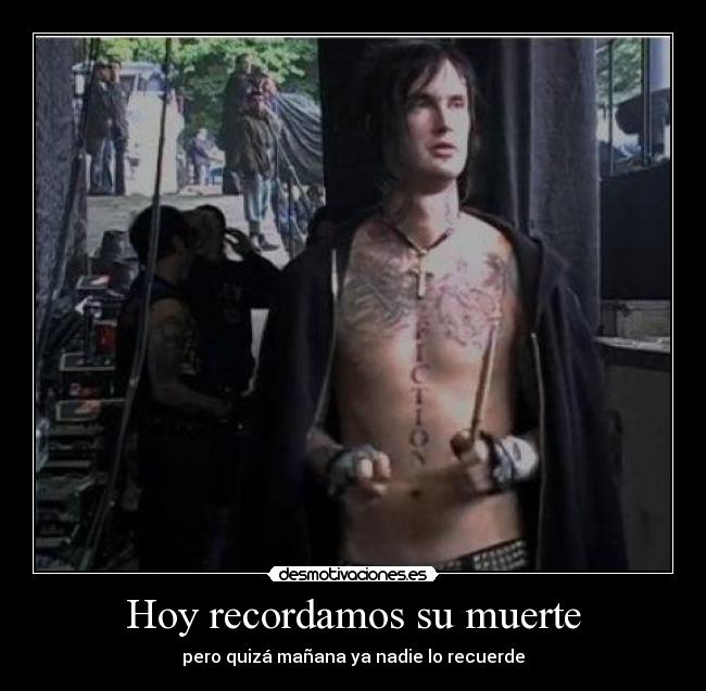 Hoy recordamos su muerte - pero quizá mañana ya nadie lo recuerde