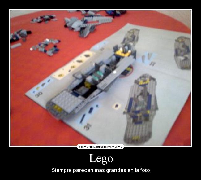 Lego - Siempre parecen mas grandes en la foto