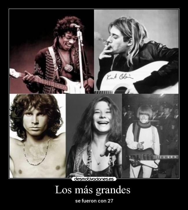 Los más grandes  - se fueron con 27