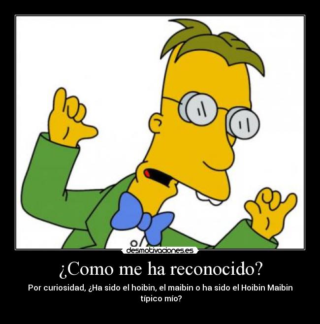 ¿Como me ha reconocido? - 