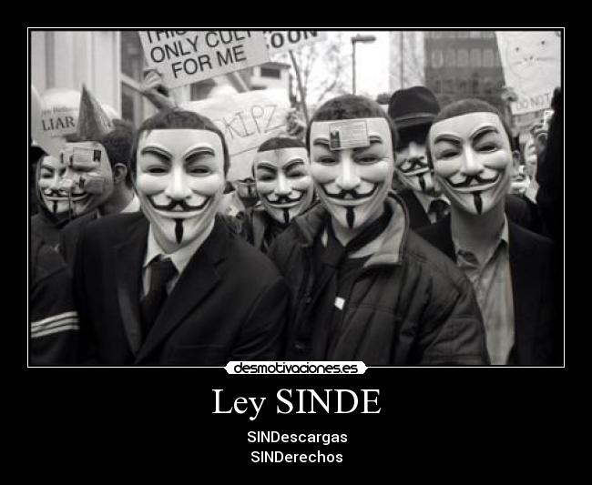 Ley SINDE - SINDescargas
SINDerechos