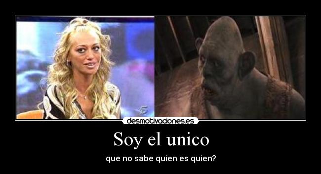 Soy el unico -