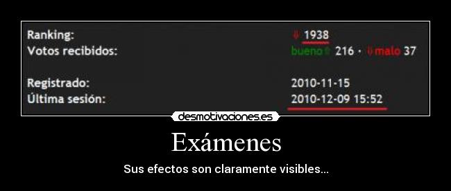 Exámenes -