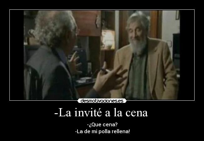 -La invité a la cena -