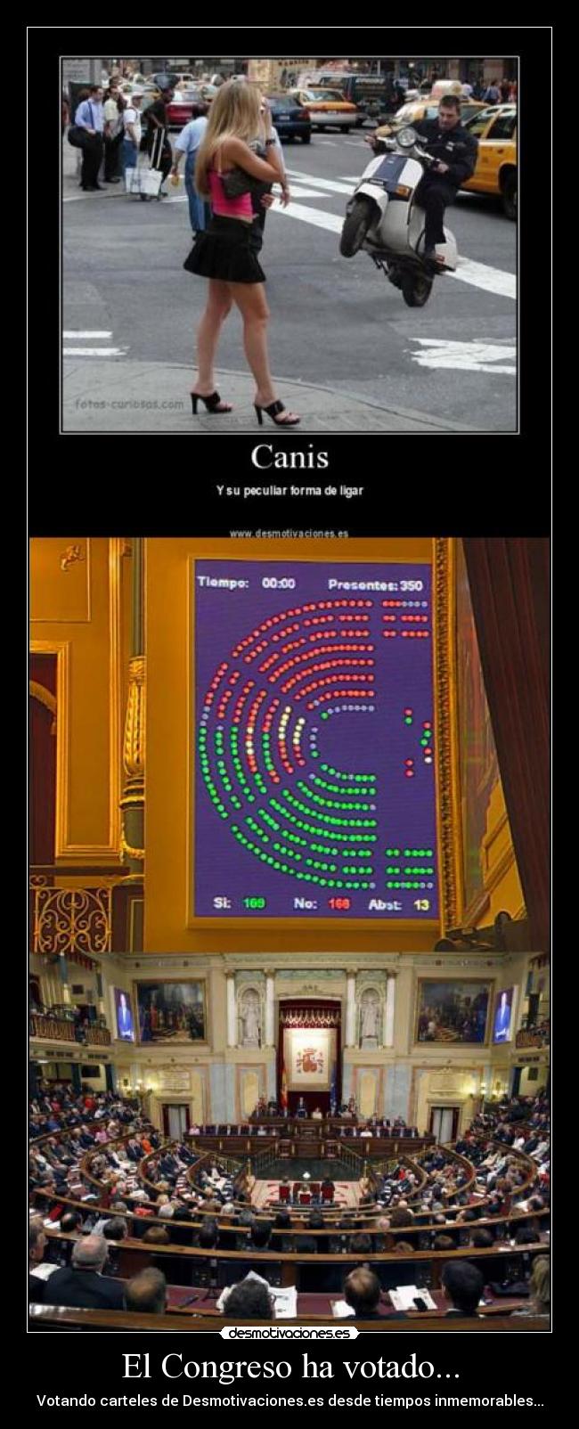 El Congreso ha votado... - 