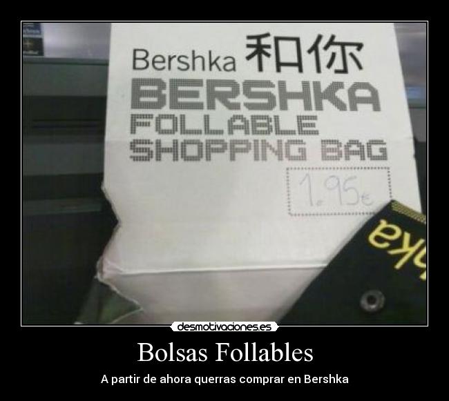Bolsas Follables - A partir de ahora querras comprar en Bershka