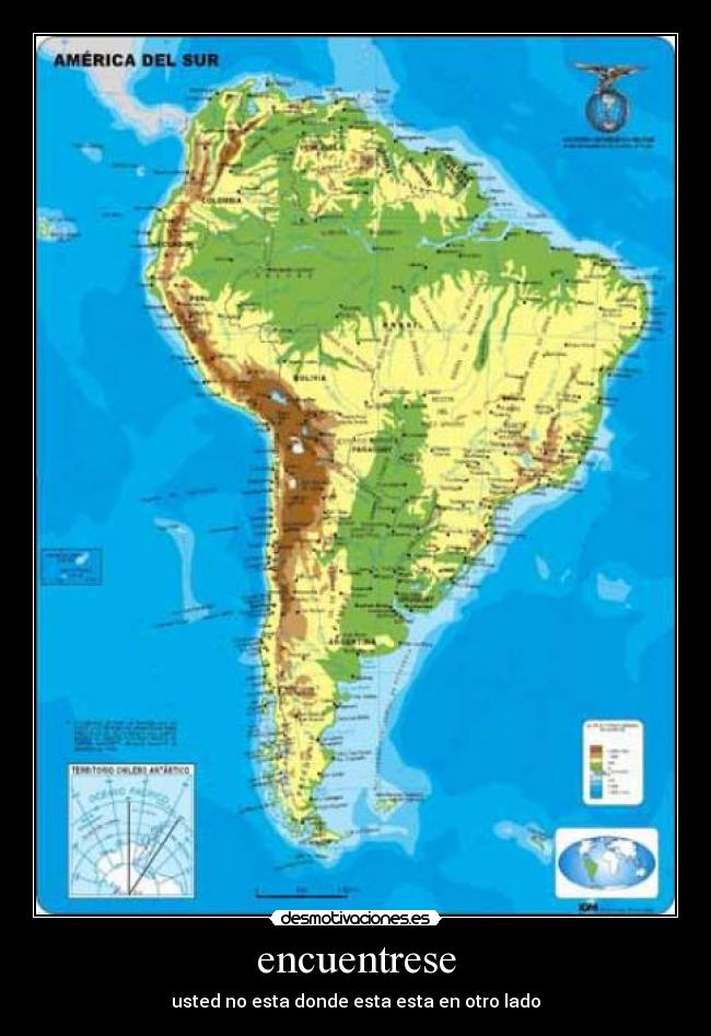 encuentrese - usted no esta donde esta esta en otro lado