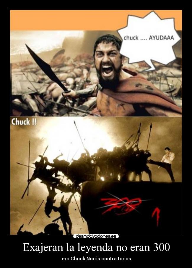 Exajeran la leyenda no eran 300 - 