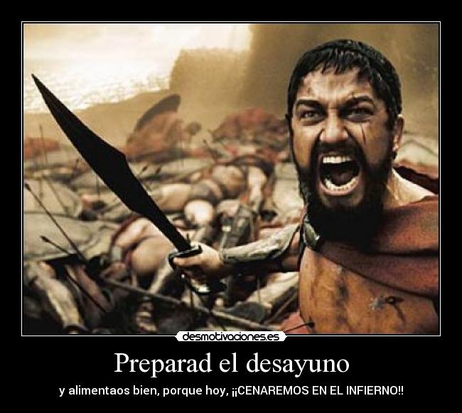 Preparad el desayuno - 