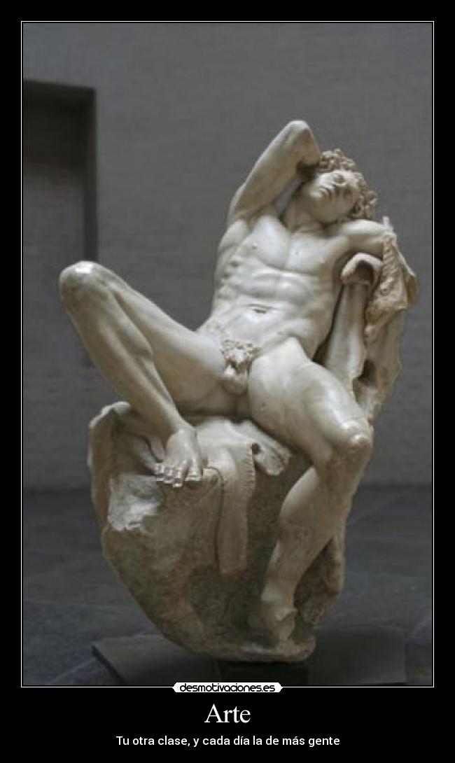 carteles arte arte fauno barberini desmotivaciones
