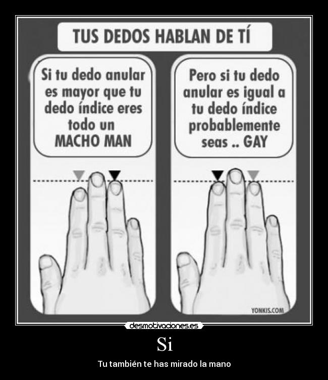 Si - Tu también te has mirado la mano