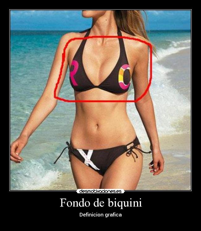 Fondo de biquini - Definicion grafica