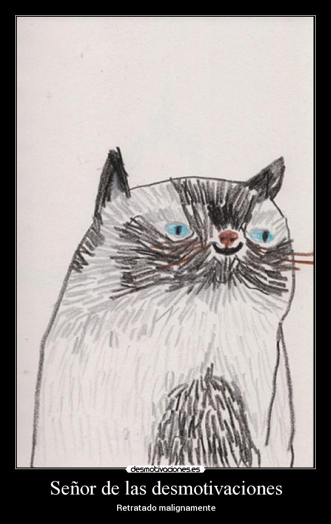Señor de las desmotivaciones - Retratado malignamente