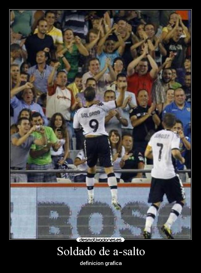 Soldado de a-salto - definicion grafica