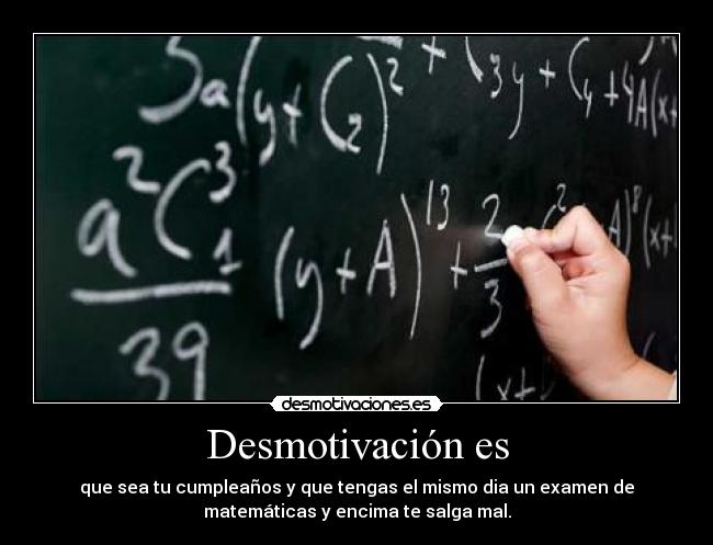 Desmotivación es - 