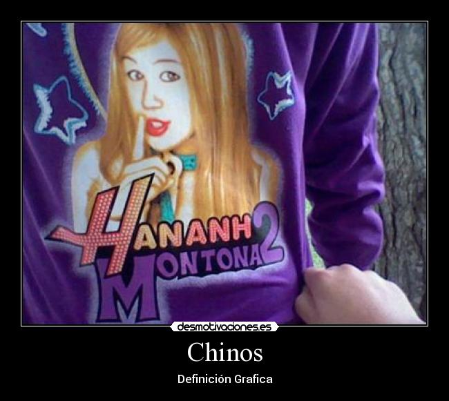 Chinos - Definición Grafica