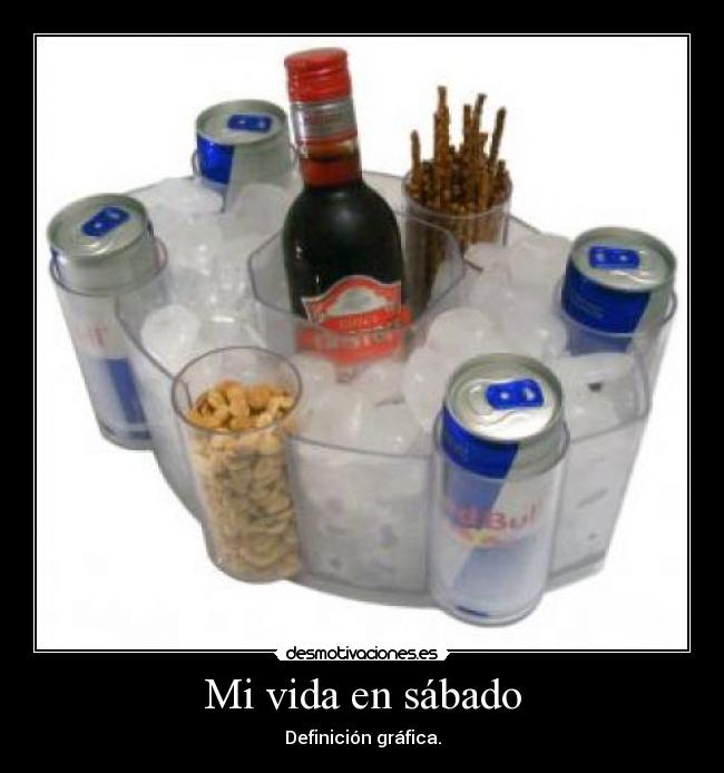 Mi vida en sábado - Definición gráfica.
