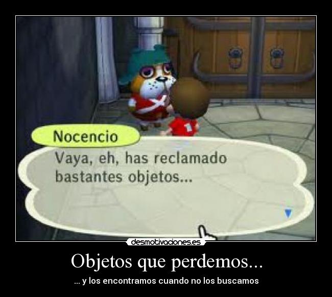 carteles objetos perdidos desmotivaciones