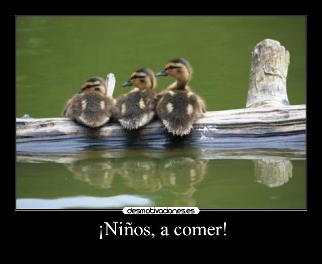 ¡Niños, a comer! -
