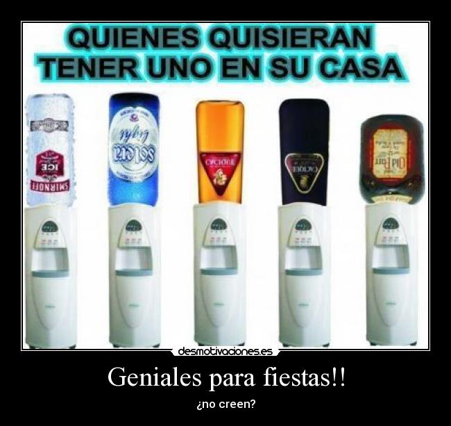 Geniales para fiestas!! - ¿no creen?