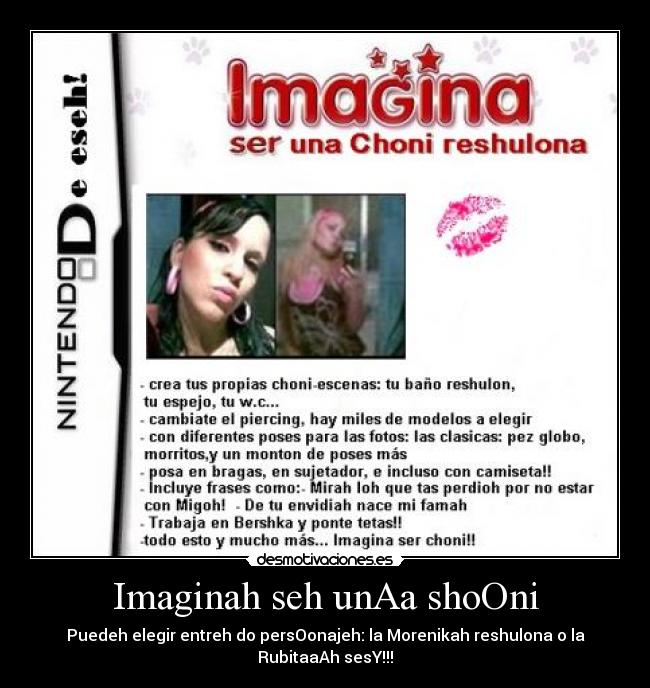 carteles choni imagina desmotivaciones