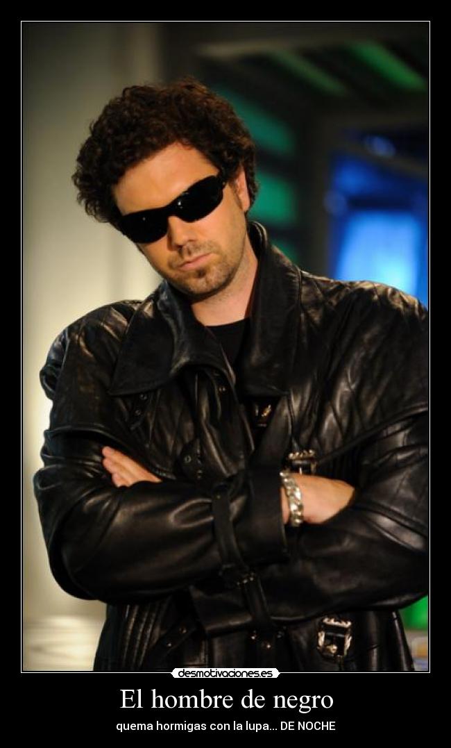 El hombre de negro -