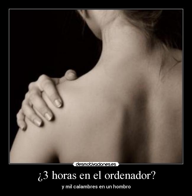 ¿3 horas en el ordenador? - 