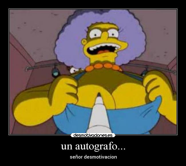 un autografo... - 