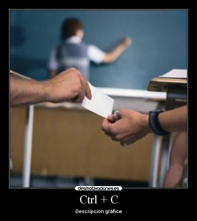 Ctrl + C - 
