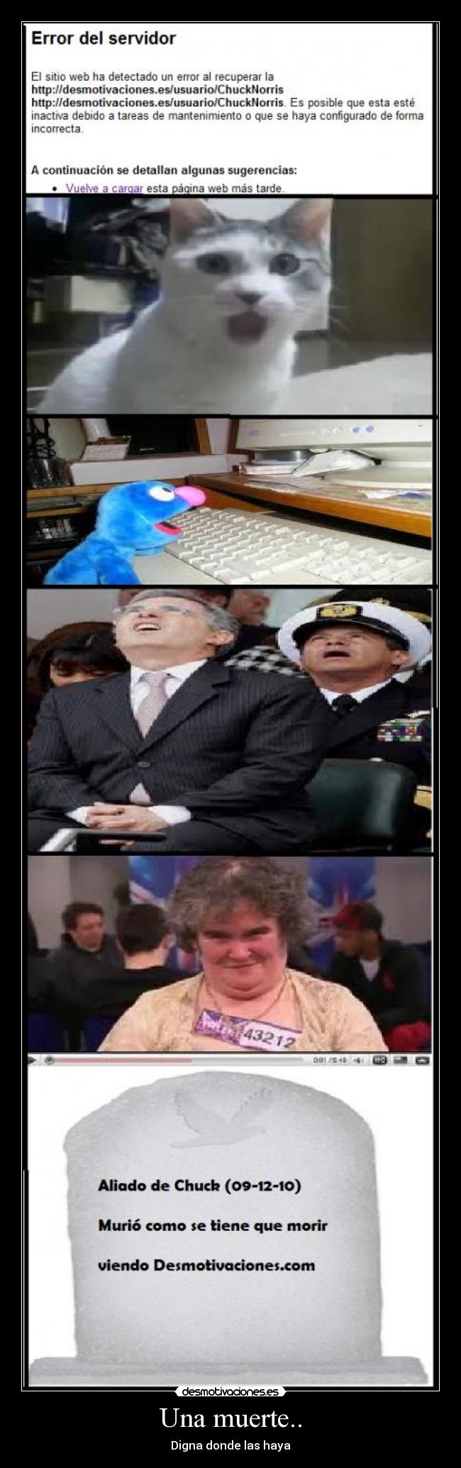 Una muerte.. - Digna donde las haya