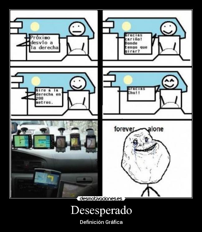 Desesperado - Definición Gráfica