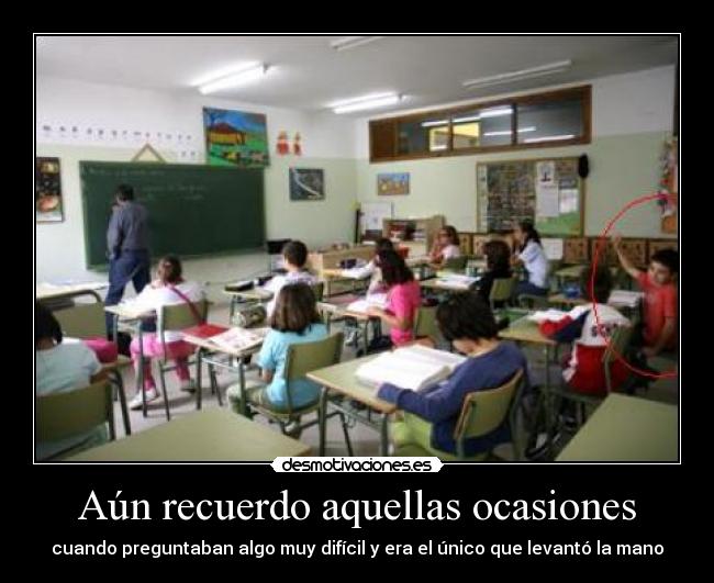 Aún recuerdo aquellas ocasiones -