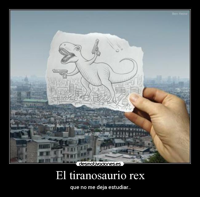El tiranosaurio rex -