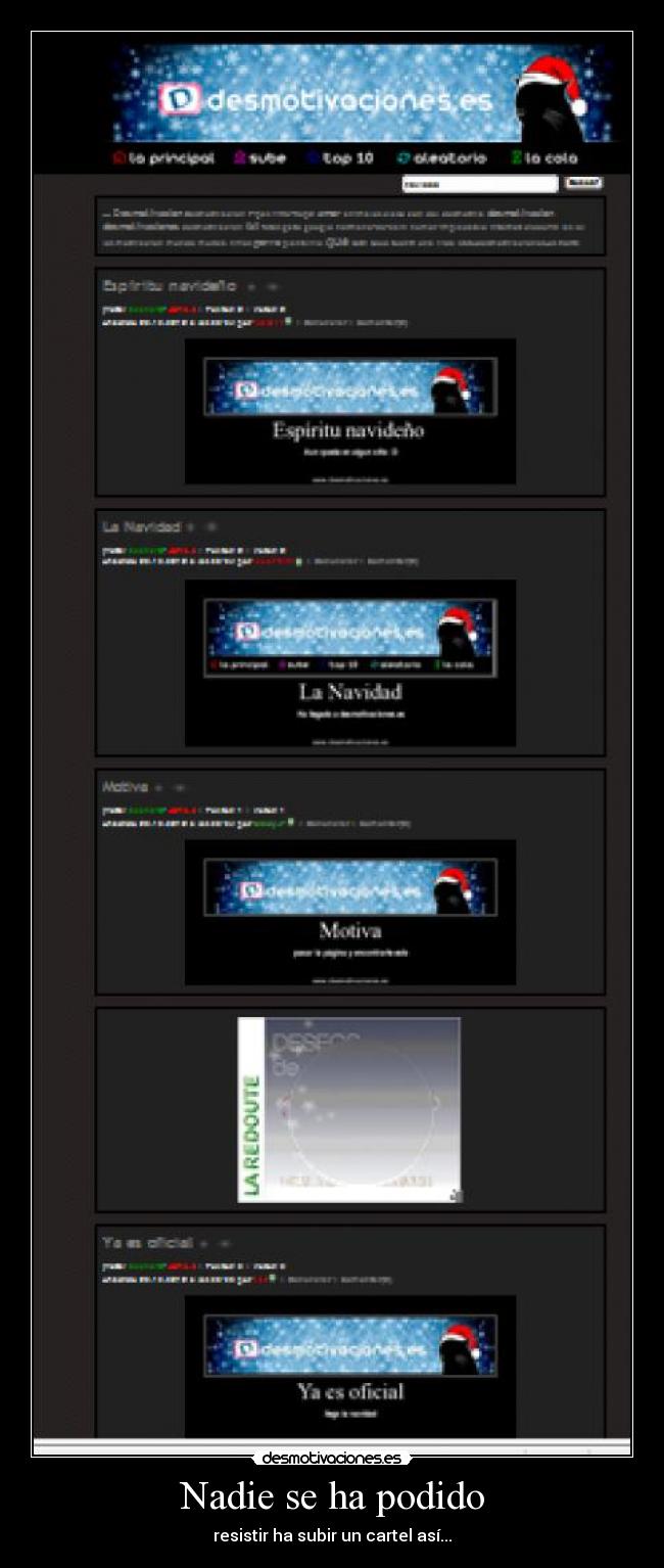 Nadie se ha podido - resistir ha subir un cartel así...