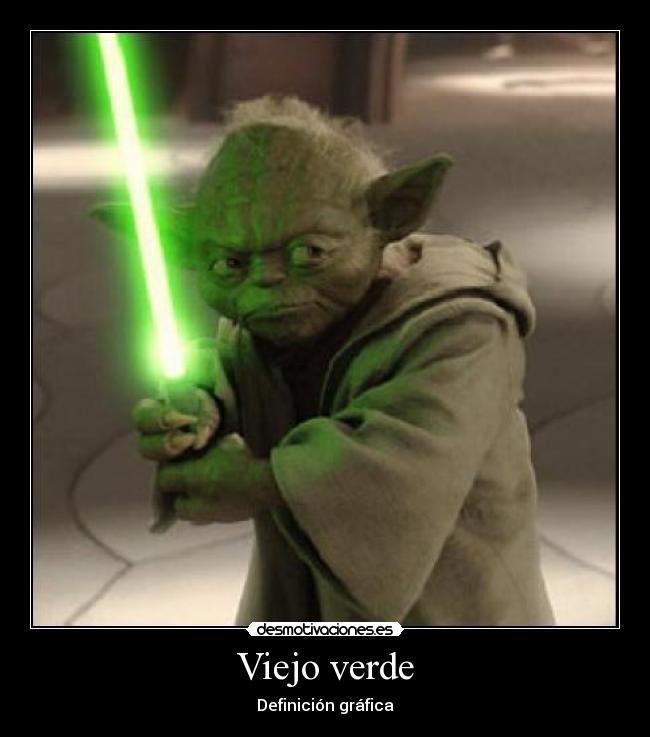 Viejo verde - Definición gráfica