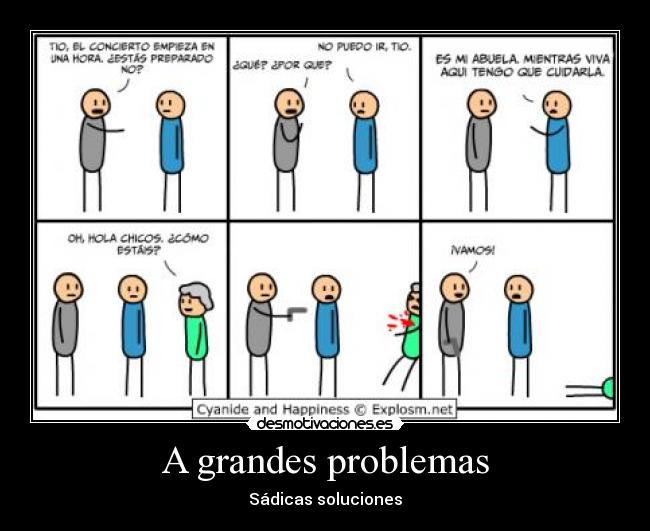 carteles problemas slake explosm desmotivaciones