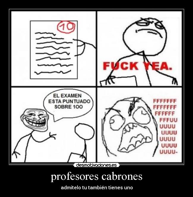 profesores cabrones -