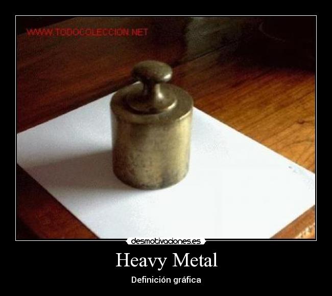 Heavy Metal - Definición gráfica