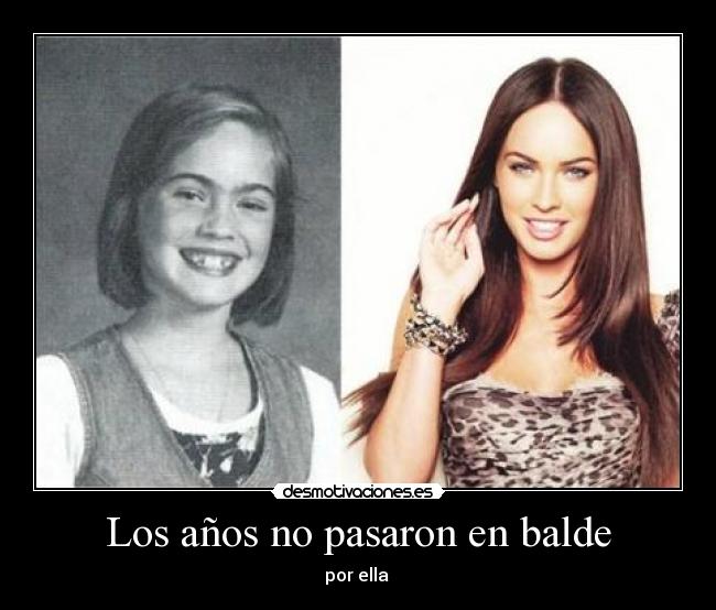 Los años no pasaron en balde -