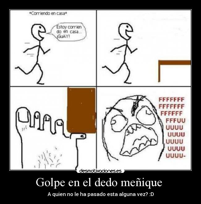 Golpe en el dedo meñique -