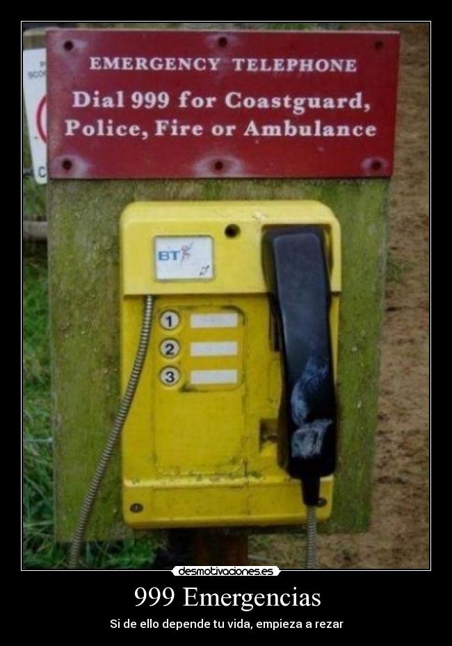 999 Emergencias - Si de ello depende tu vida, empieza a rezar