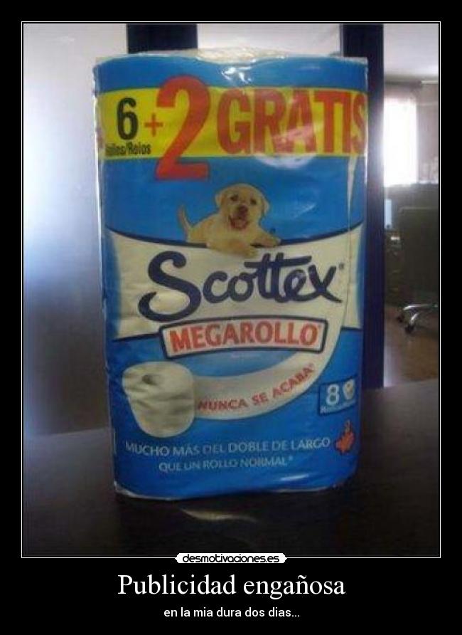 Publicidad engañosa -