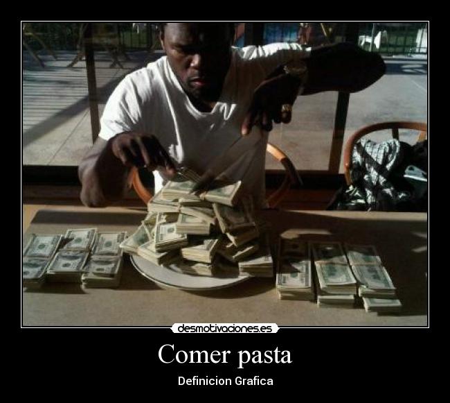 carteles comer pasta desmotivaciones