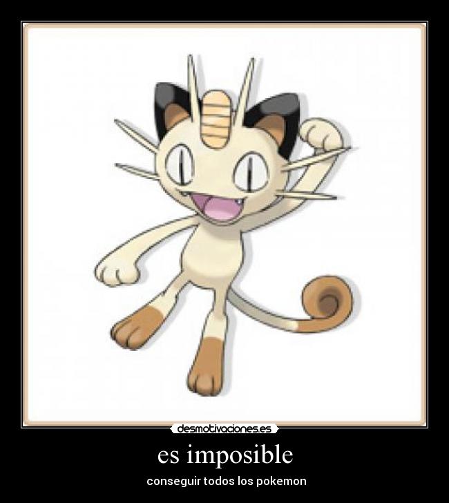 es imposible - 
