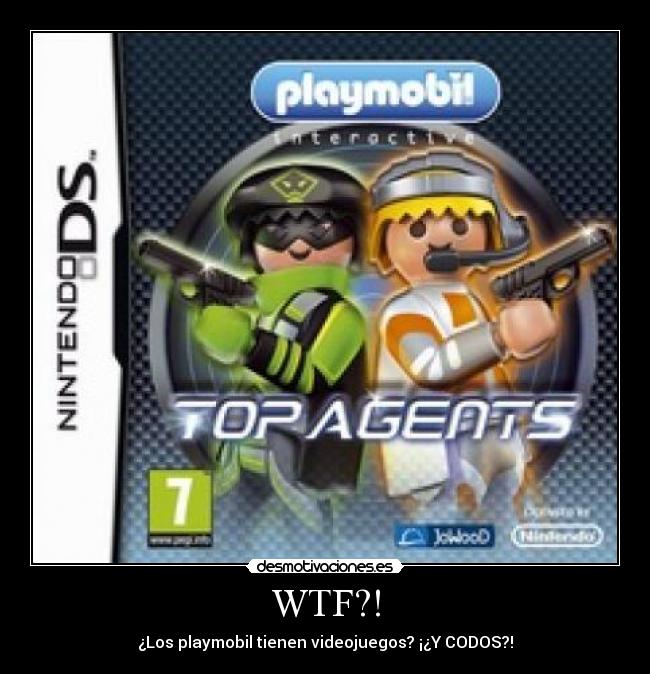 WTF?! - ¿Los playmobil tienen videojuegos? ¡¿Y CODOS?!