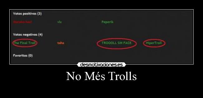 No Més Trolls - 