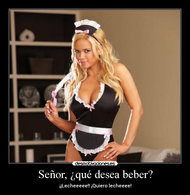 Señor, ¿qué desea beber? -