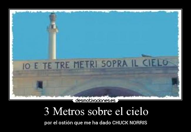 3 Metros sobre el cielo - 