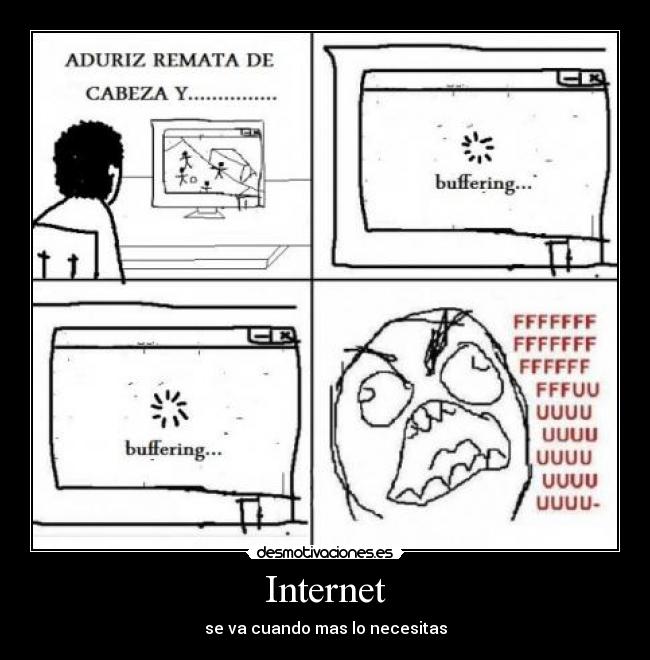 Internet - se va cuando mas lo necesitas